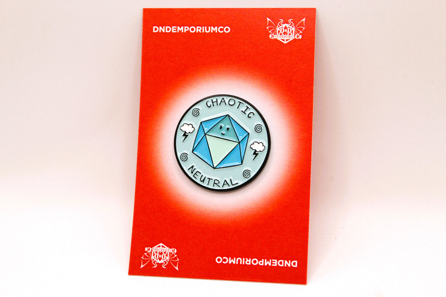 1 Pcs DnD Metal Pin Chaotic Neutral