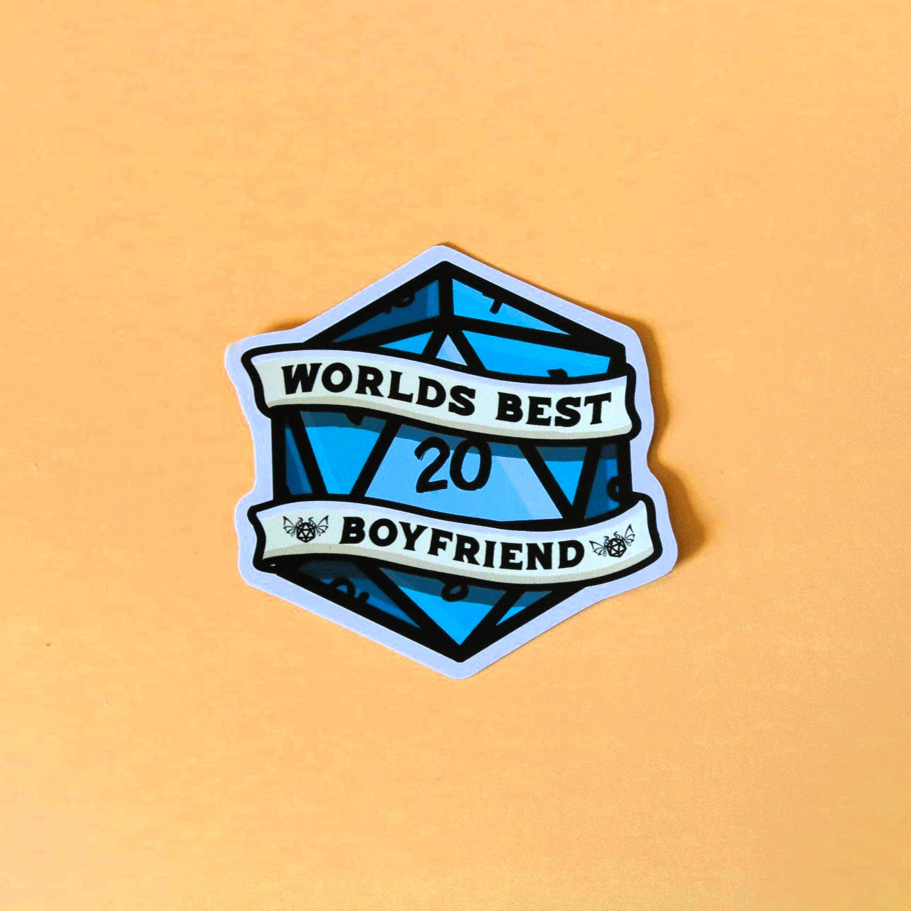 'World's Best Boyfriend' DnD Sticker