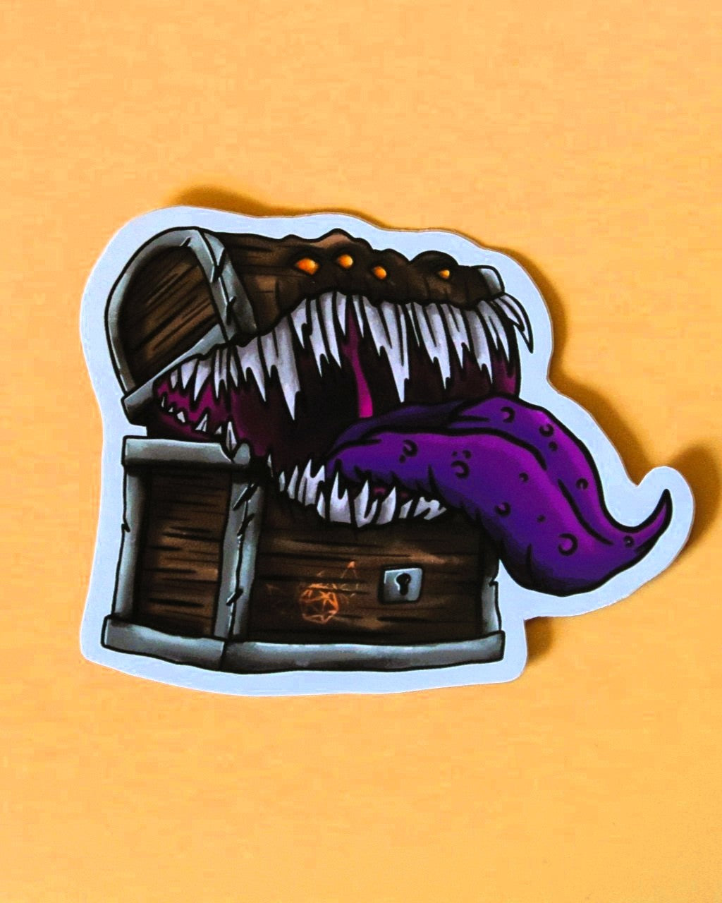'Mimic Chest' DnD Sticker