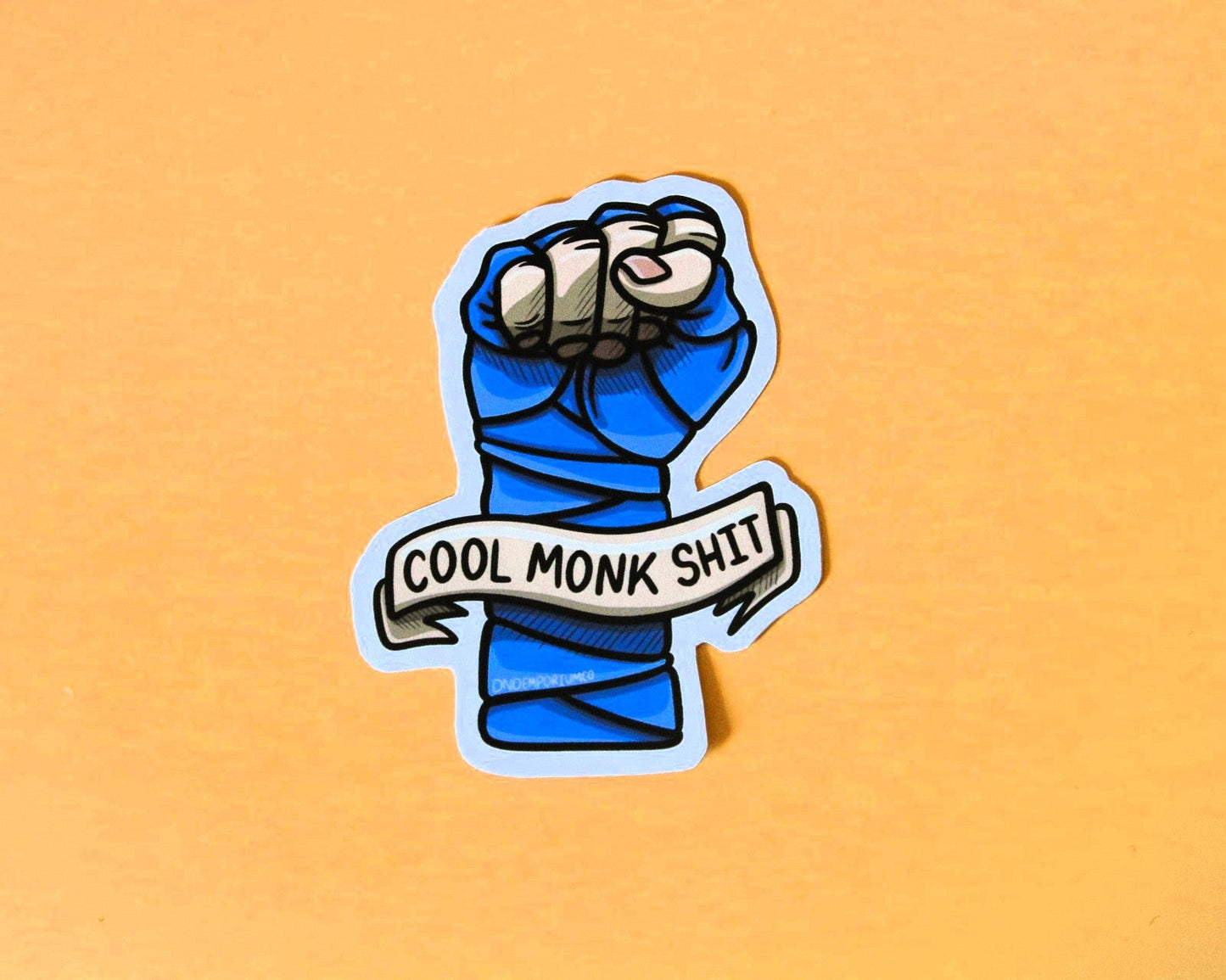 'Cool Monk Sh*t' DnD Sticker