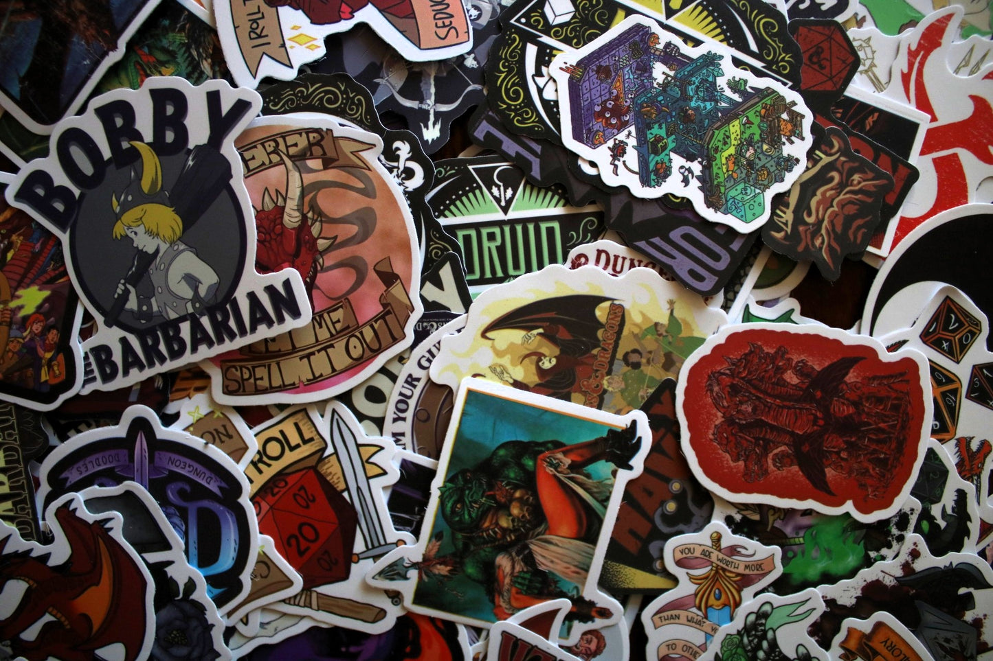 25 Pcs DnD Stickers Mystery Bundle