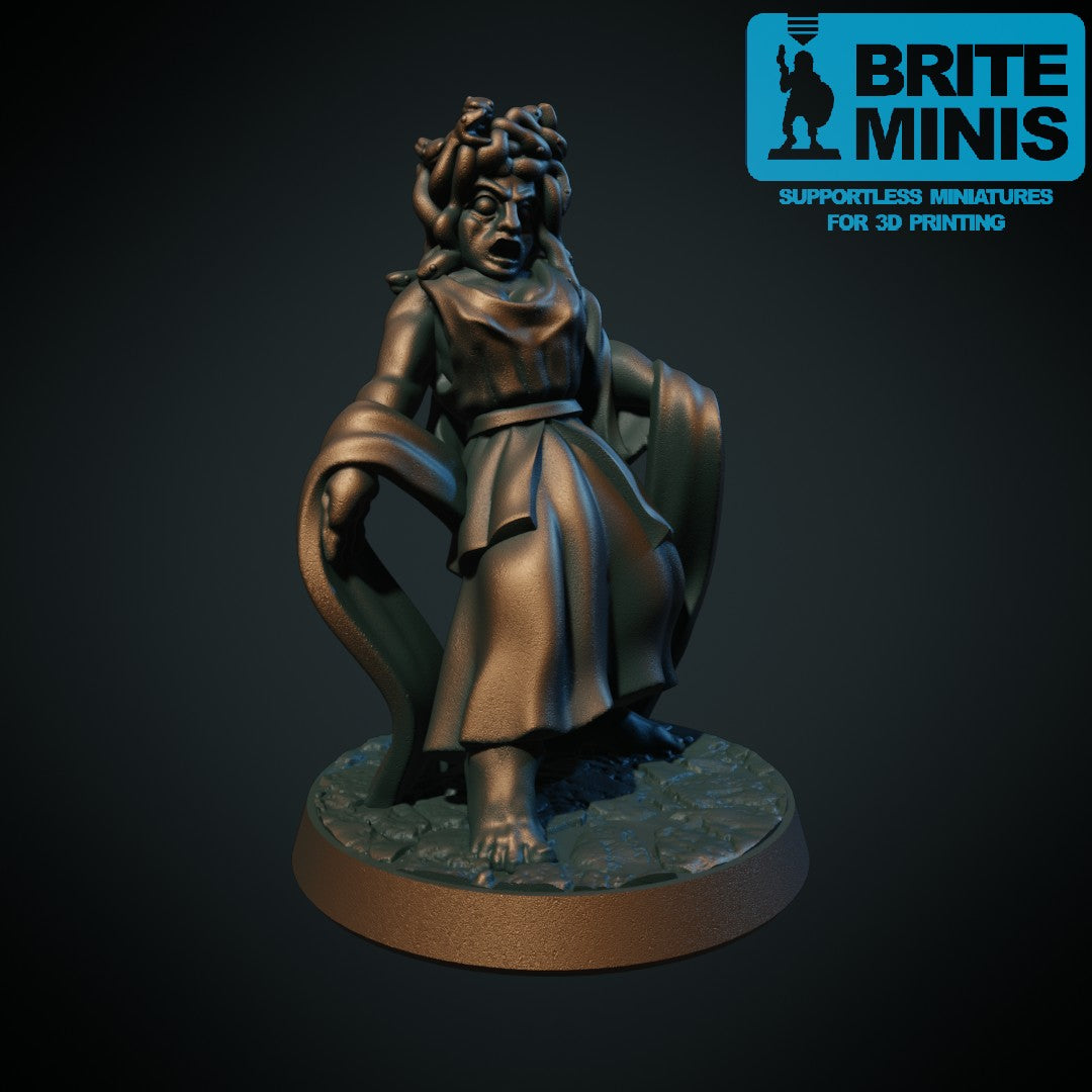 Resin 3D Printed Greek DnD Miniatures