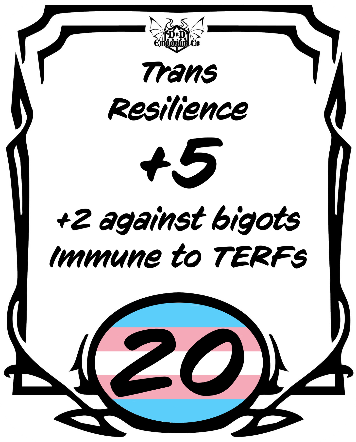 'Pride Ability Score' DnD Stickers
