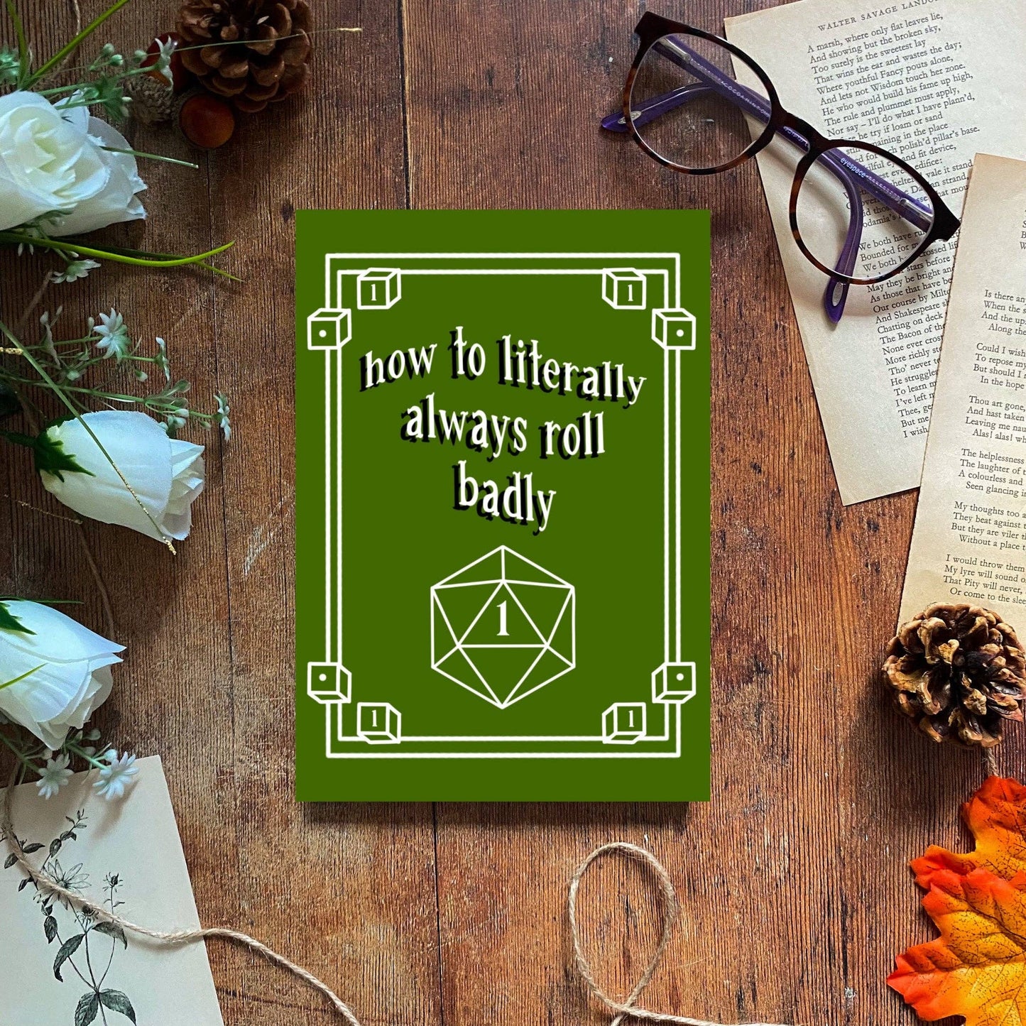 'How to Roll Badly' A5 Softcover Notebook