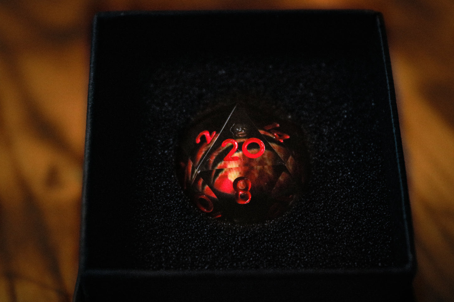 Red Dragon Eye 1 Pcs D20 Dice DnD