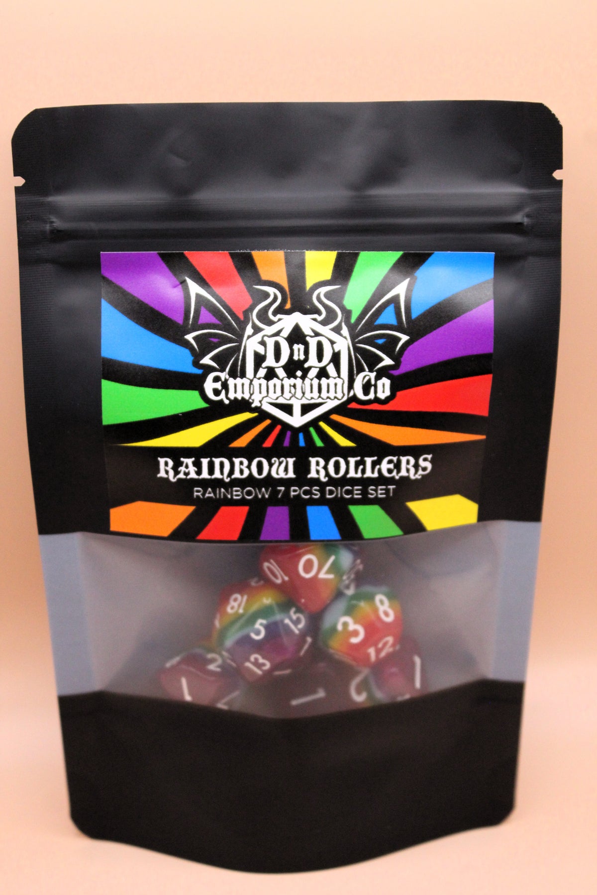 Rainbow Rollers | Rainbow 7 Pcs Dice Set DnD