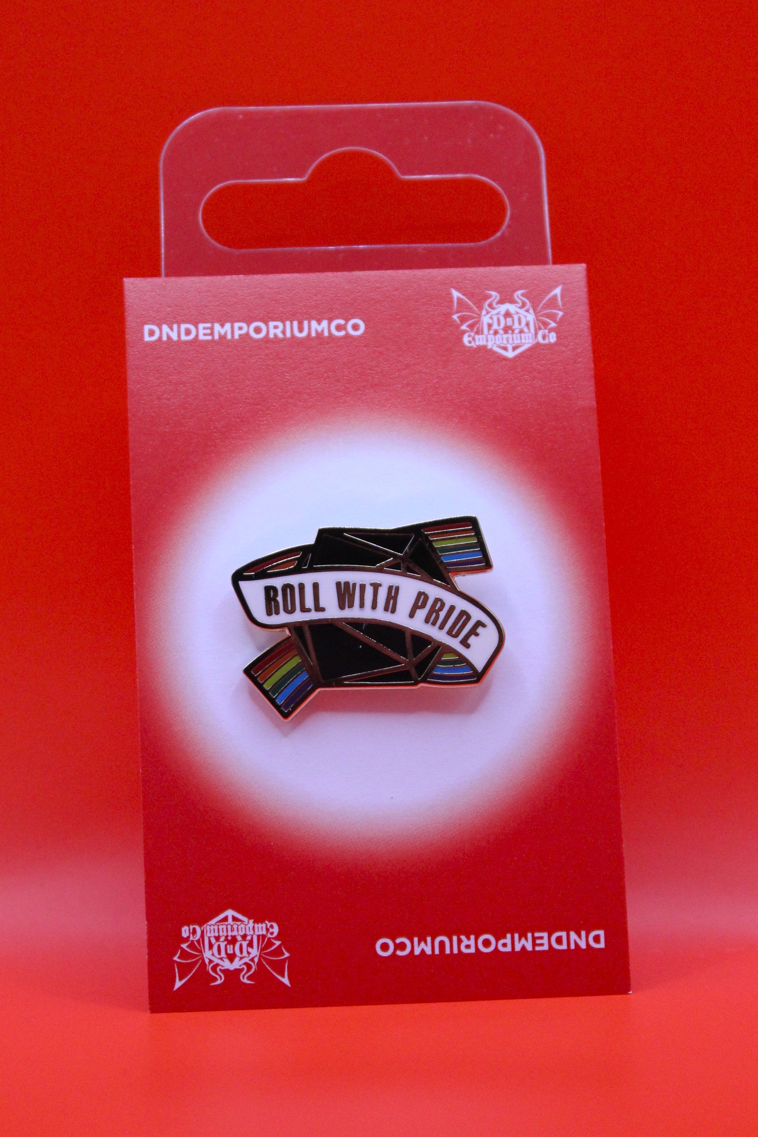 Roll With Pride Enamel Pin Badge | 1 Pcs Metal Pin