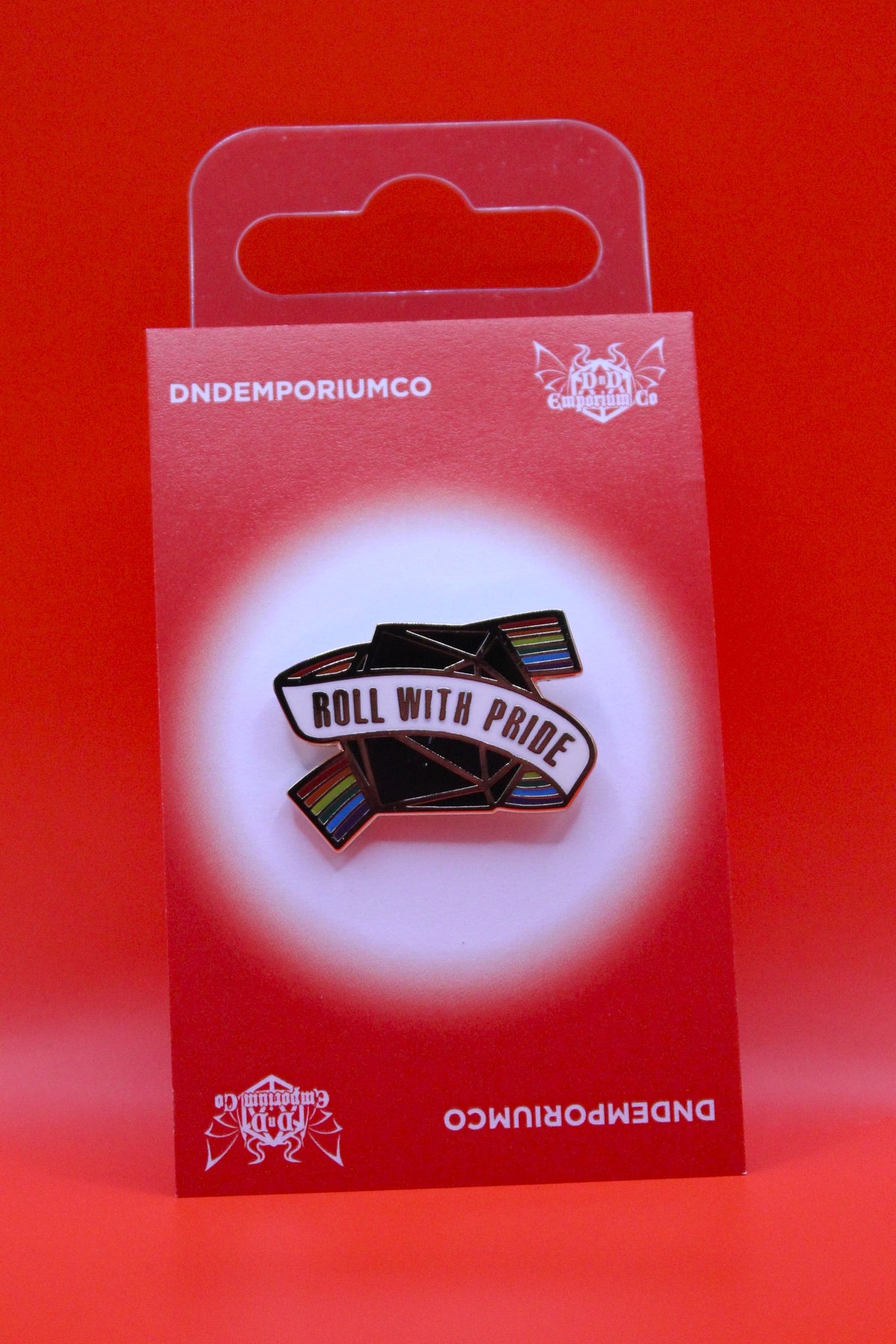 Roll With Pride Enamel Pin Badge | 1 Pcs Metal Pin