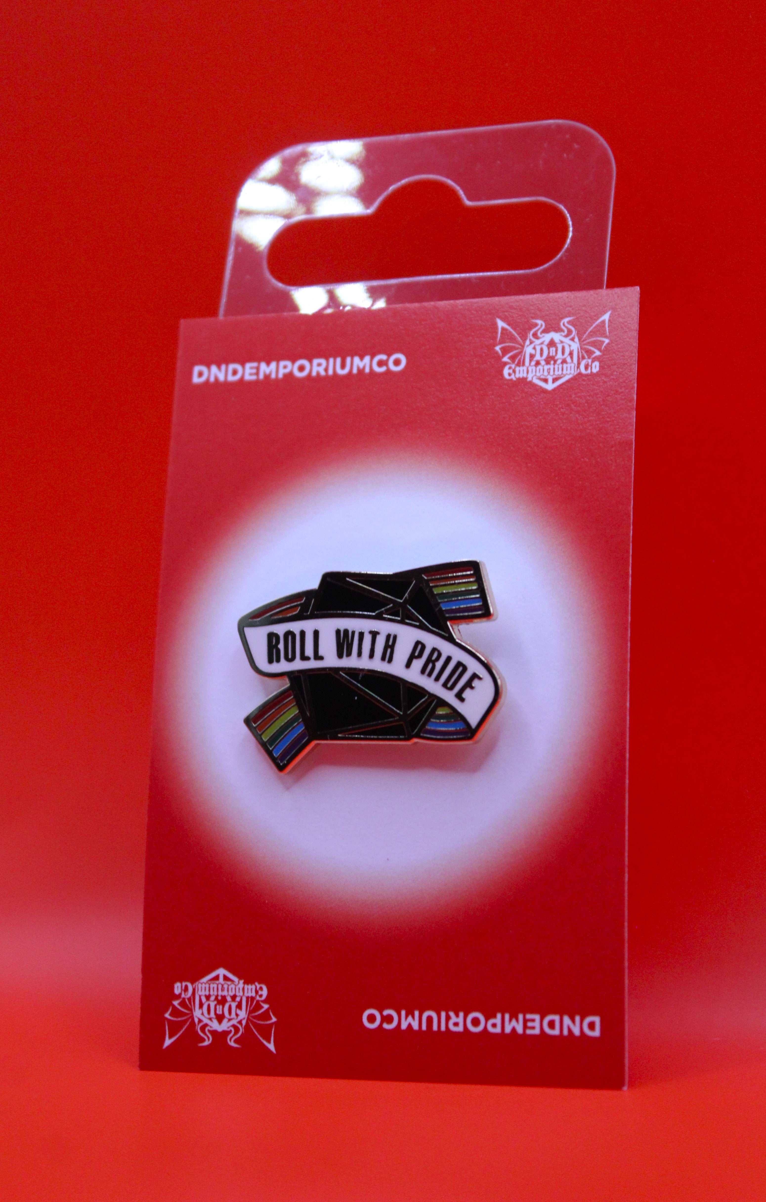 Roll With Pride Enamel Pin Badge | 1 Pcs Metal Pin