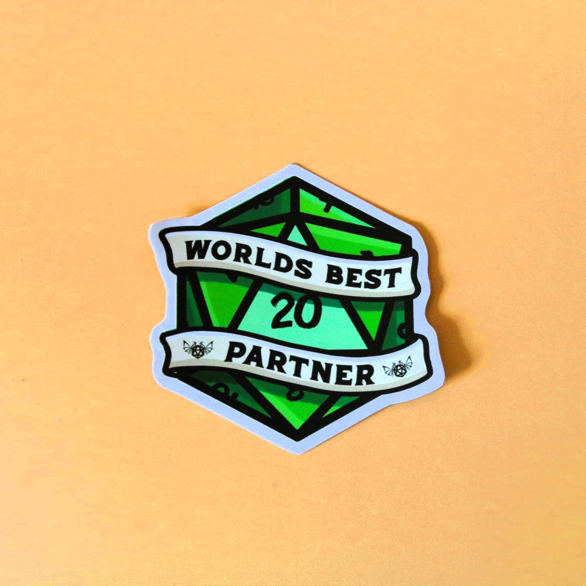 Perfect Partner Sticker 'World's Best Partner' DnD Sticker – DnD Emporium Co