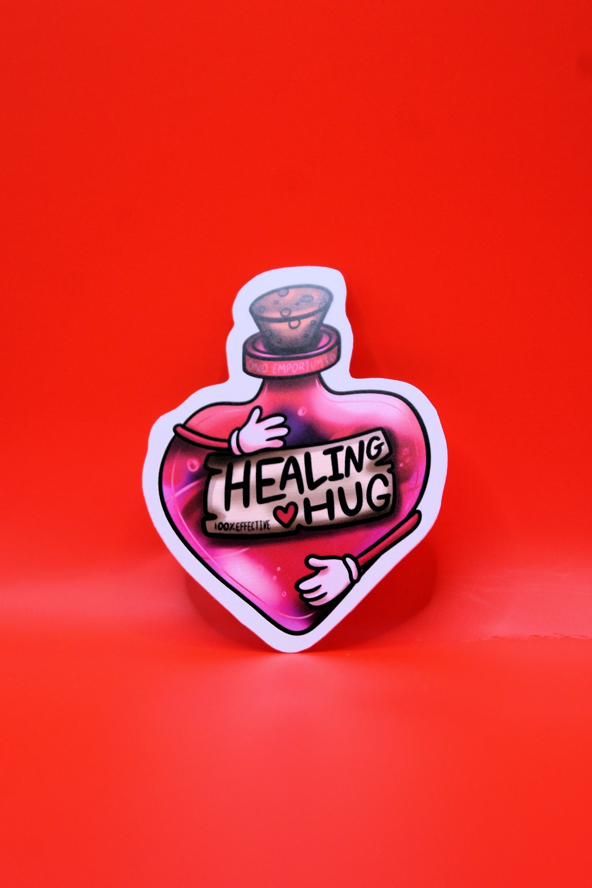 'Healing Hug' Potion Bottle DnD Sticker