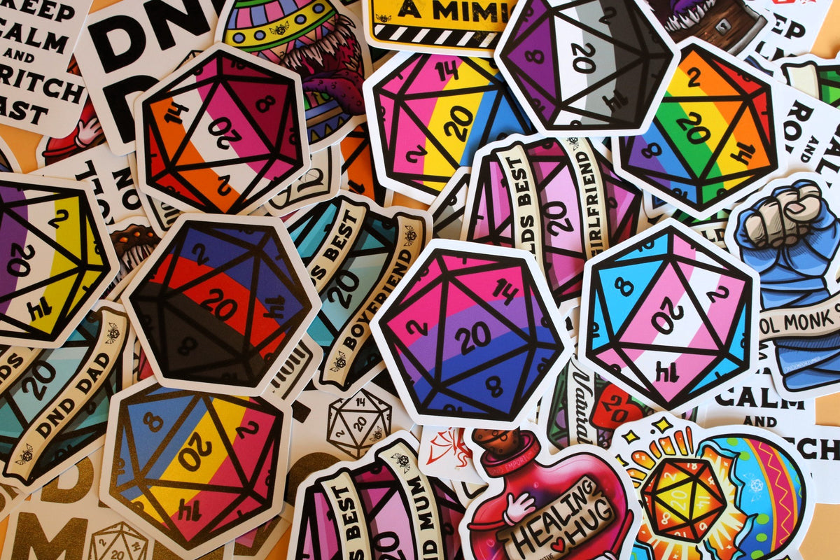 Dnd Sticker Math Rocks Mystery DnD Emporium Co Sticker