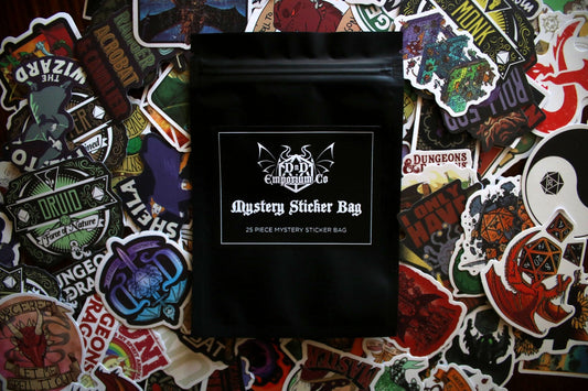 25 Pcs DnD Stickers Mystery Bundle