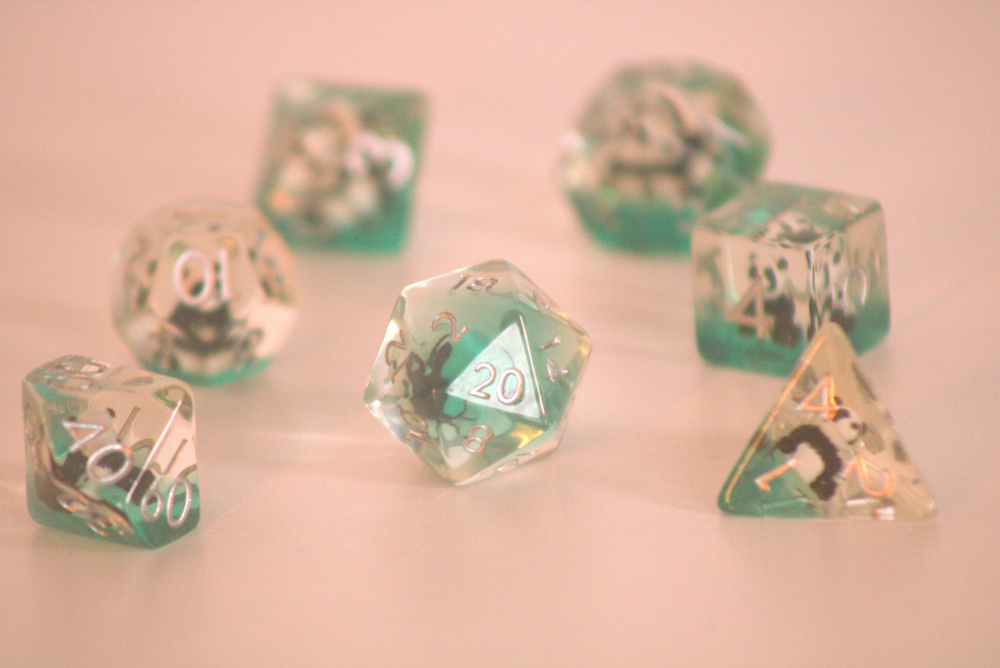 Pocket Pandas | Panda 7 Pcs Dice Set