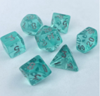 Teal Mini Dice Set