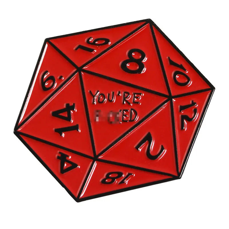 7 Pcs DnD Metal Pin Set