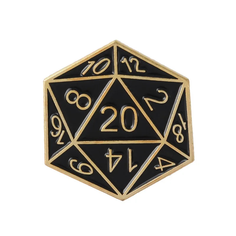 7 Pcs DnD Metal Pin Set