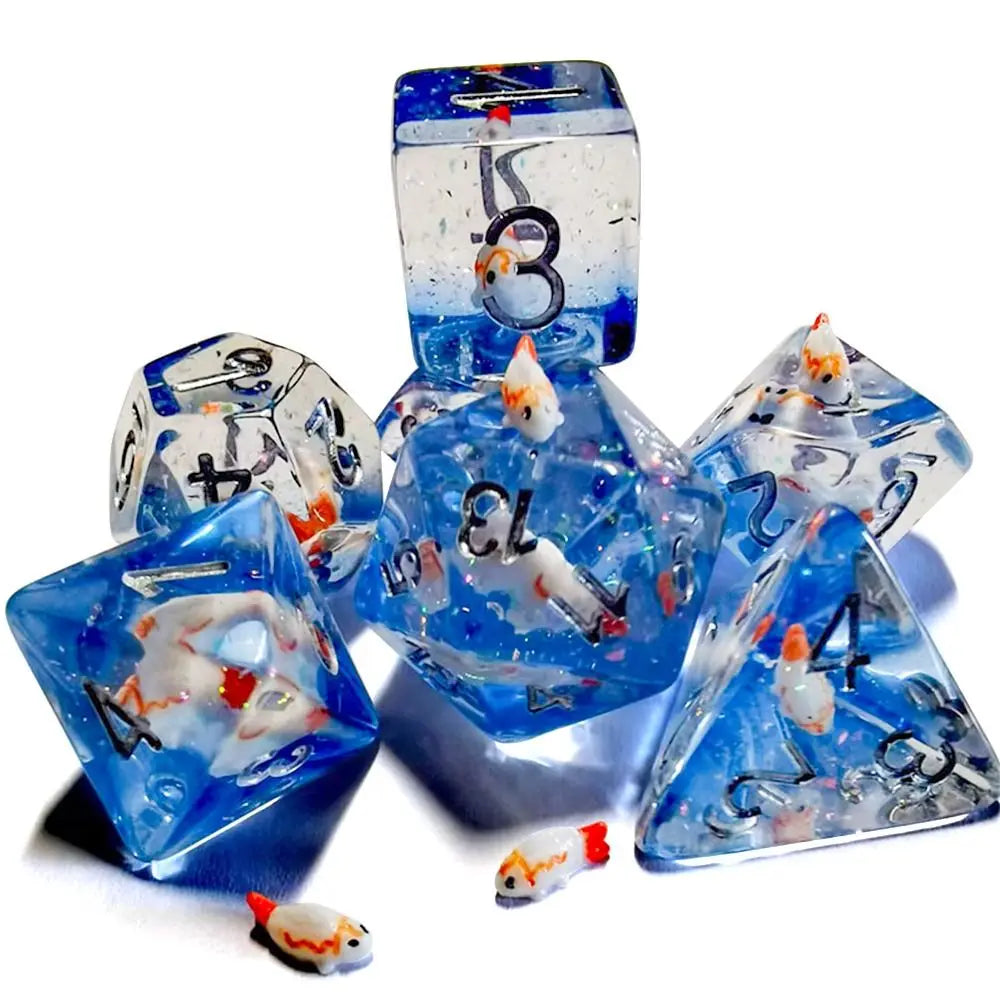 Fish 7 Pcs Dice Set DnD