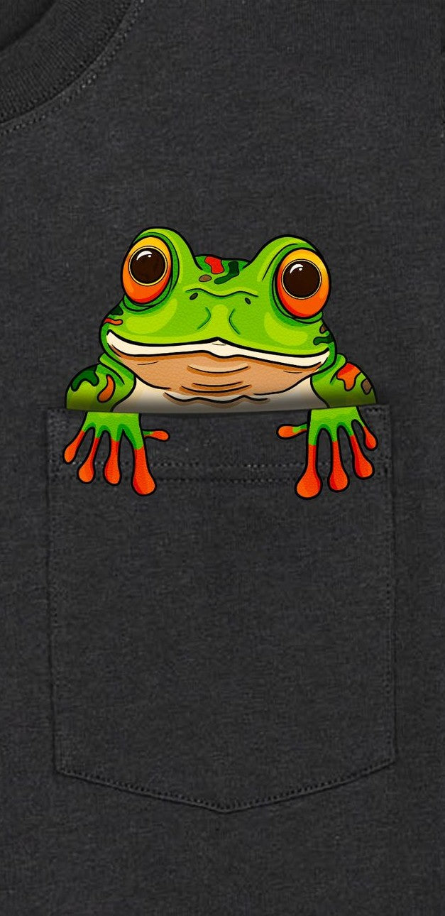 Frog - Familiar Pocket Tee Collection - DnD Inspired T-Shirt