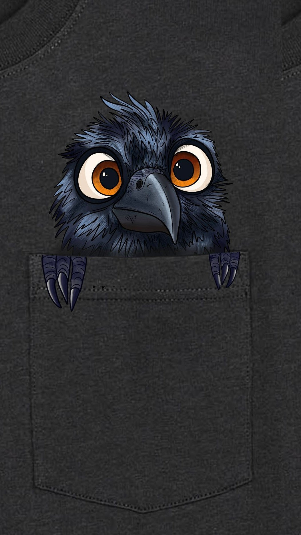 Raven - Familiars Pocket Tee Collection - DnD Inspired T-Shirt